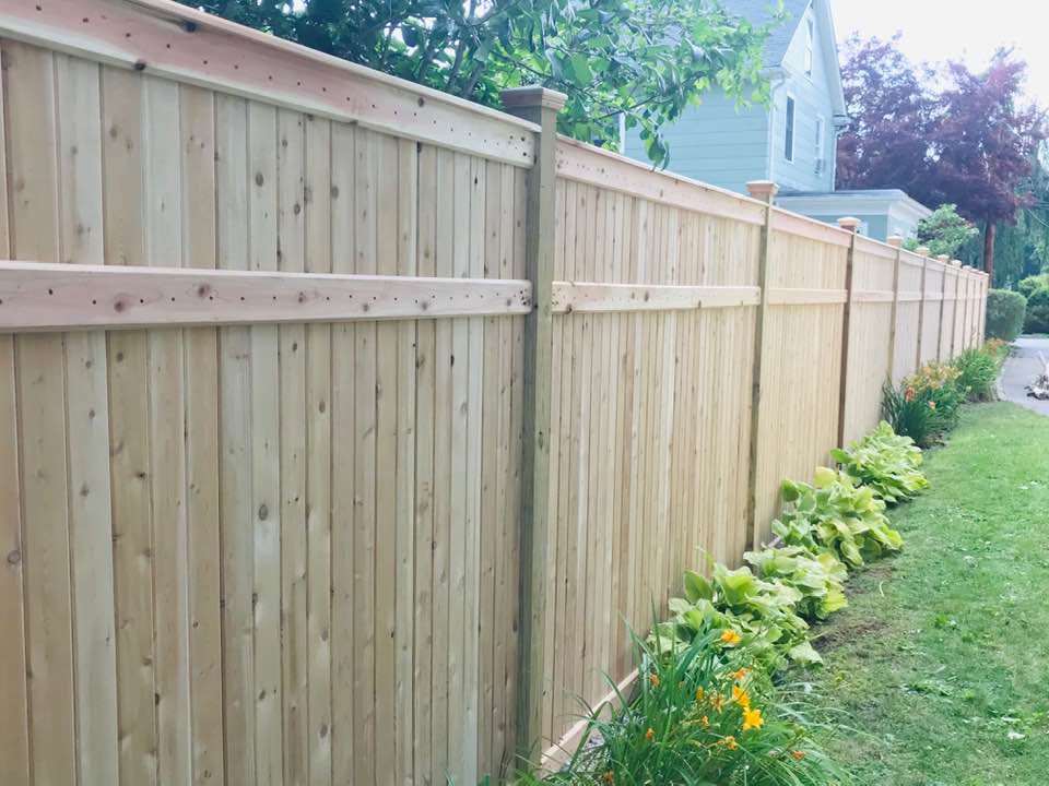 New Mexico wood privacy fencing